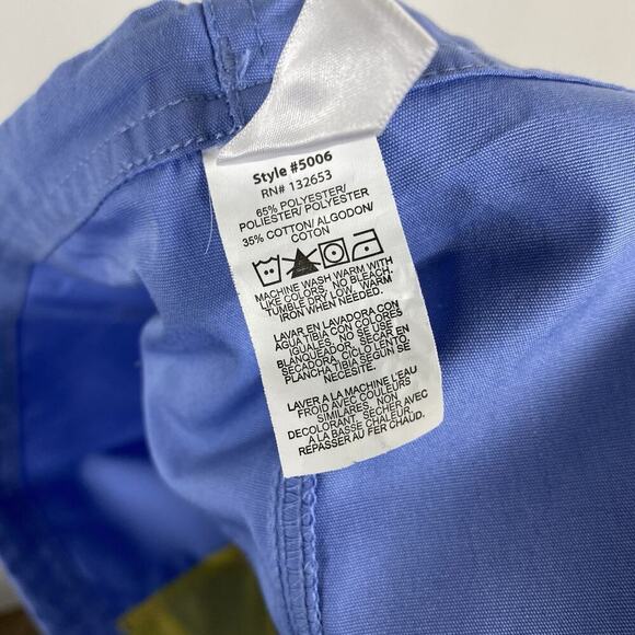 Spread Good Cheer Wonderwink Unisex Size 2XL Origins Scrub Pants Light Blue 5006 - Picture 4 of 4